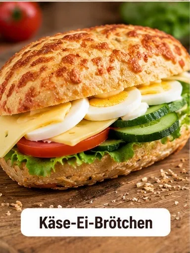 Käse-Ei-Brötchen
