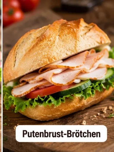 Putenbrust-Brötchen