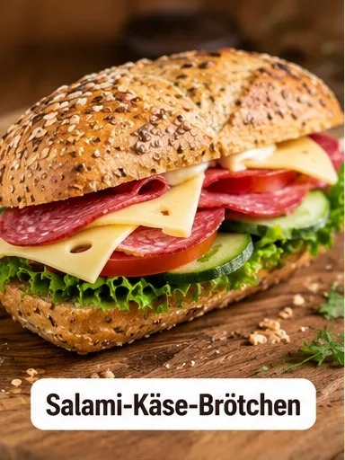 Salami-Käse-Brötchen