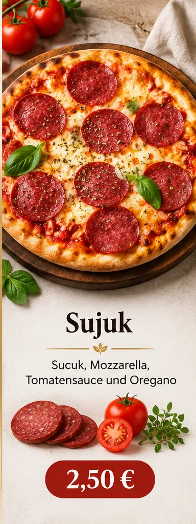 Mini Pizza Sucuk